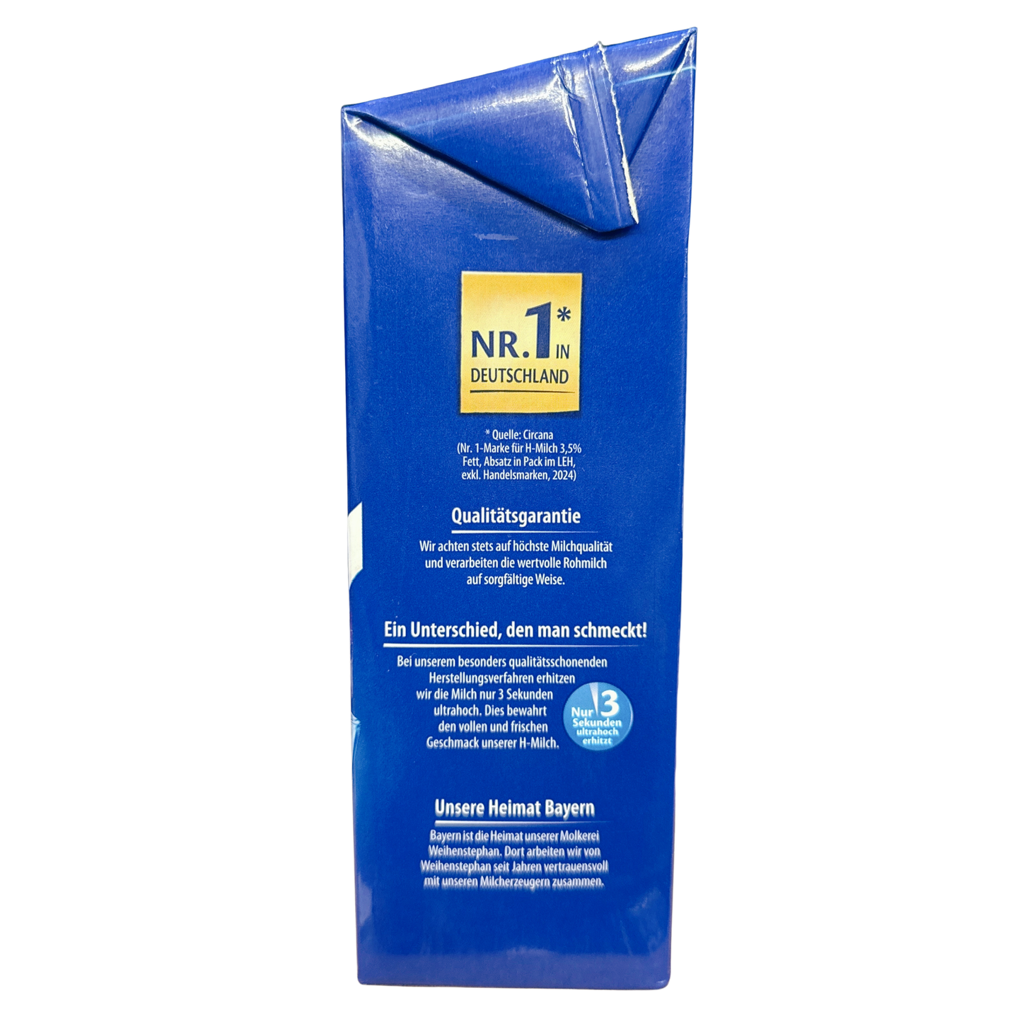 Weihenstephan - H-Milch 3,5 % - 1 L