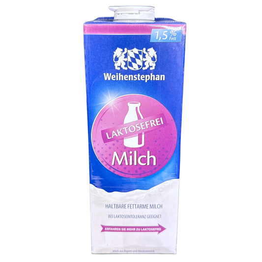Weihenstephan - Laktosefreie H-Milch 1,5 % - 1 L