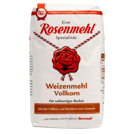 Rosenmehl – Weizenmehl Vollkorn 1 kg