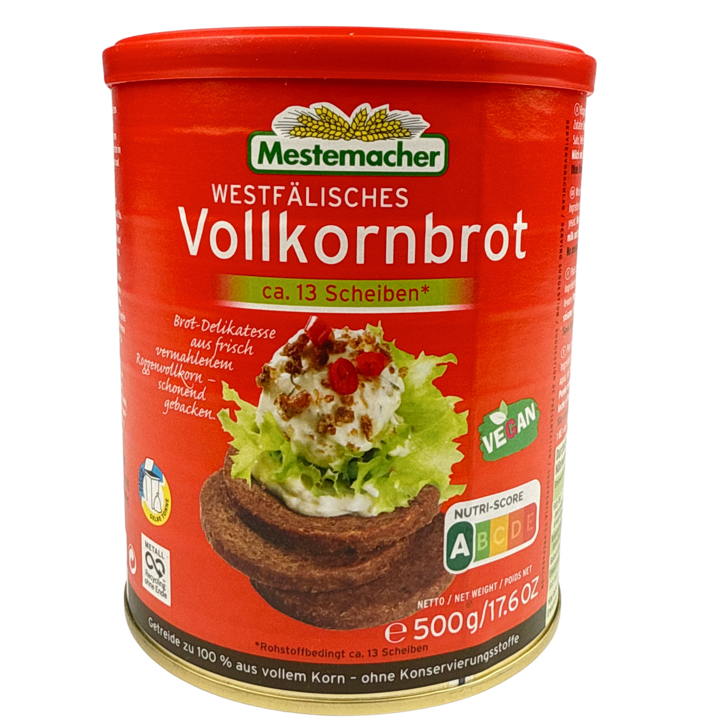 Mestemacher - Westfälisches Vollkornbrot (ca 13 Scheiben) 500g