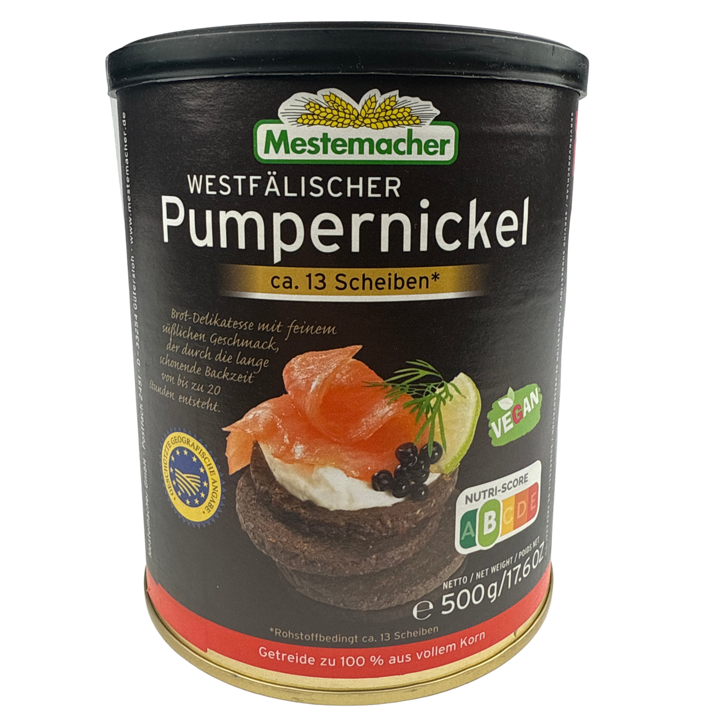 Mestemacher - Westfälischer Pumpernickel (ca 13 Scheiben) 500g