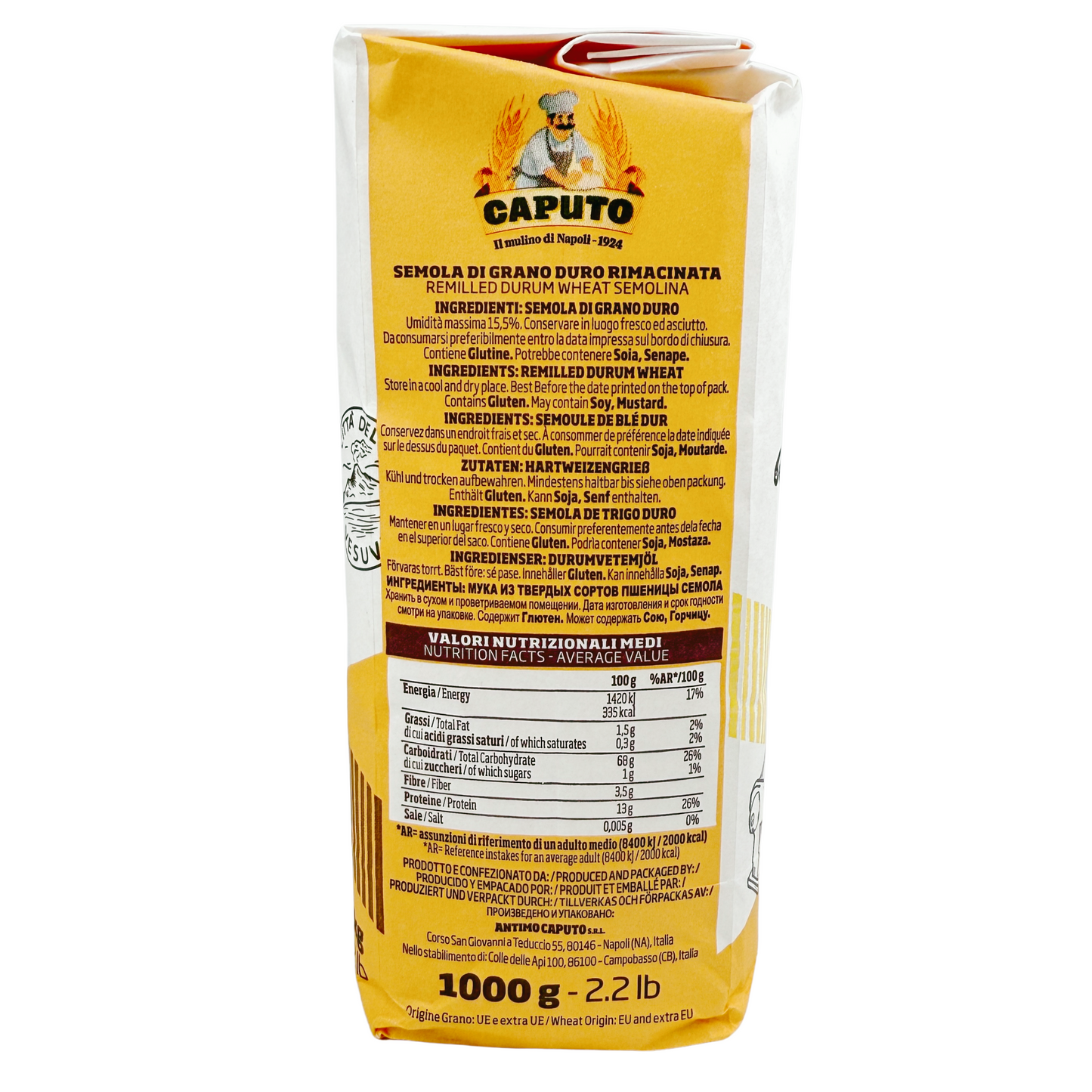 Caputo - Semola Hartweizengrieß 1 kg
