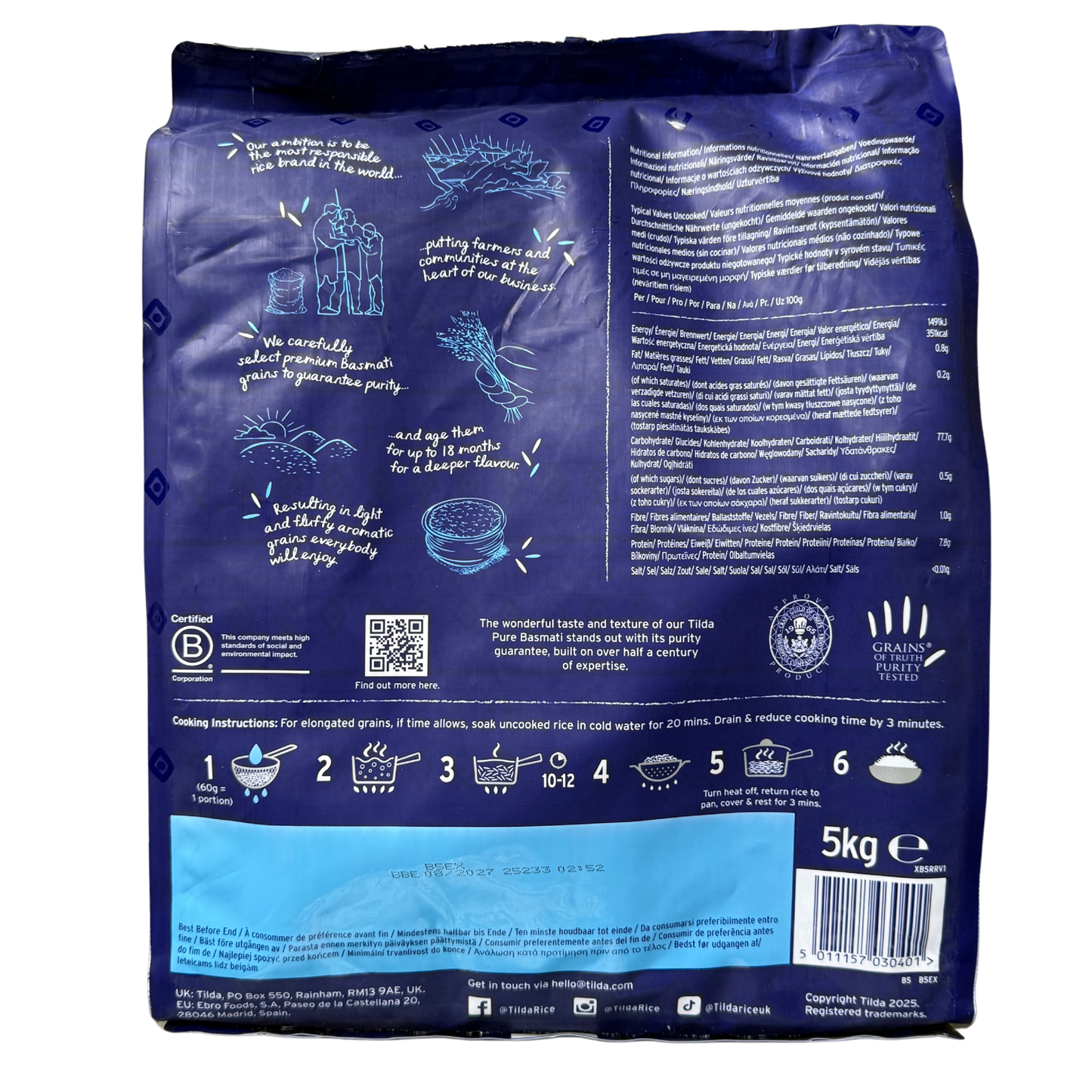 Tilda - Original Basmati Reis 5 kg