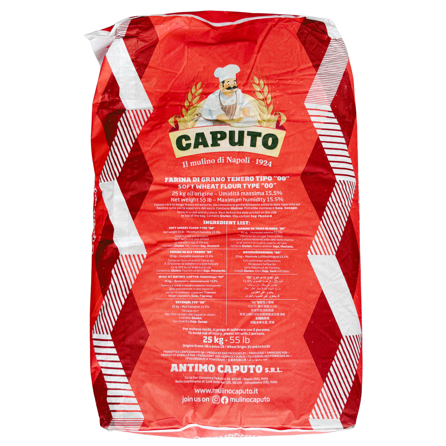 Caputo - Mulino Pizzamehl Saccorosso 25 kg