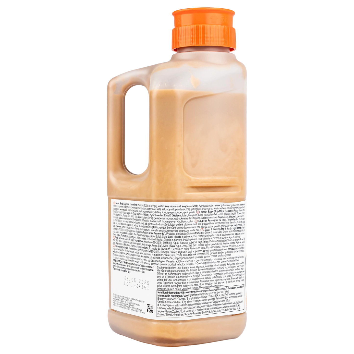 NIPPON SHOKKEN - Ramen Soup (Soy Milk) 2 kg (1696 ml)