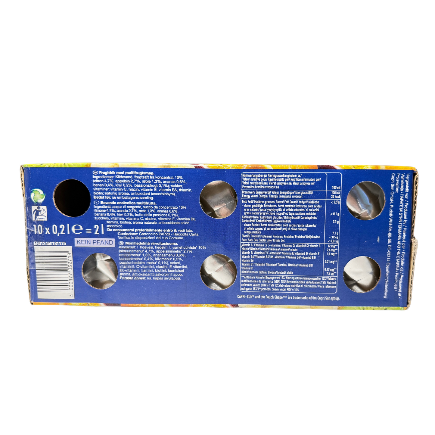 Capri-Sun - Caprisonne Multivitamin (10 x 0,2 Liter)