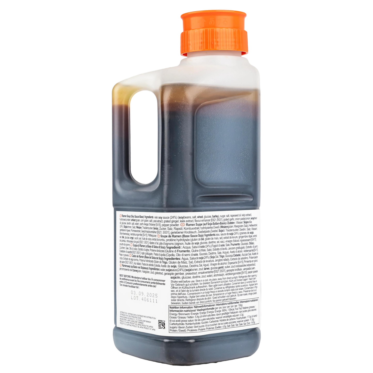 NIPPON SHOKKEN - Ramen Soup (Soy Sauce Base) 2 kg (1680 ml)