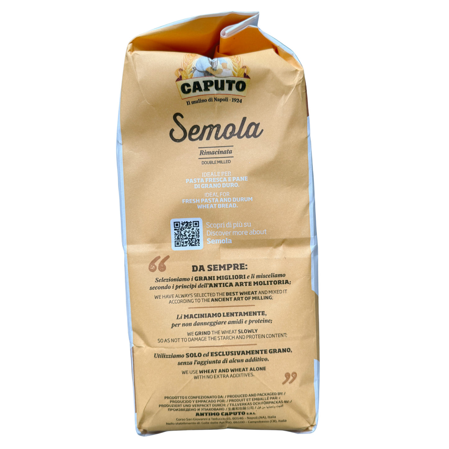 Caputo - Semola Hartweizengrieß 5 kg