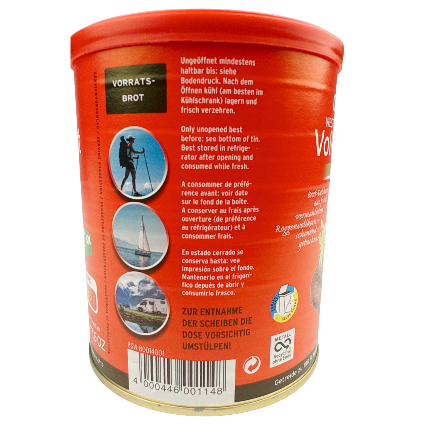 Mestemacher - Westfälisches Vollkornbrot (ca 13 Scheiben) 500g
