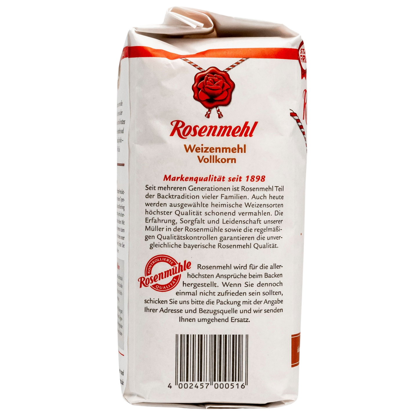 Rosenmehl – Weizenmehl Vollkorn 1 kg