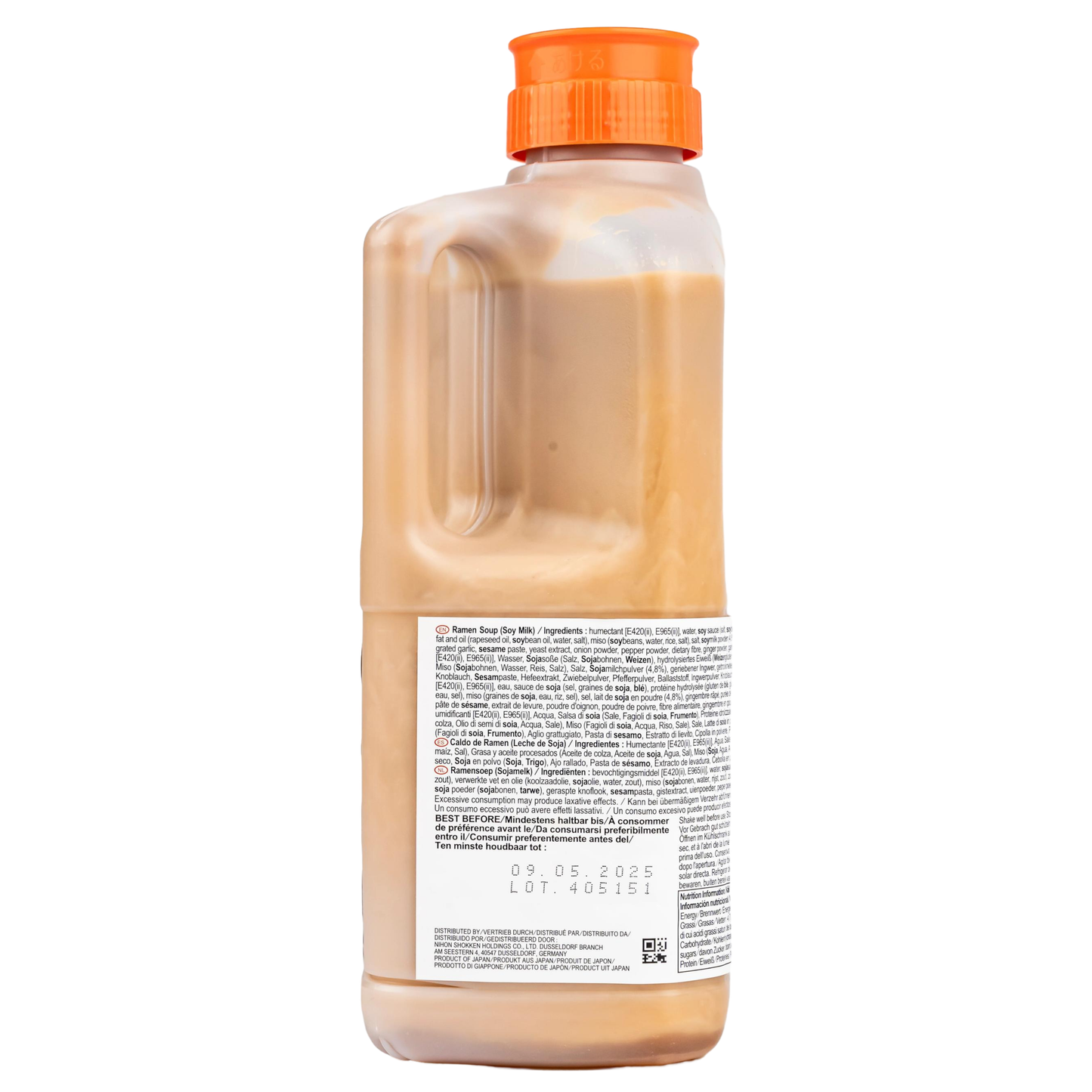 NIPPON SHOKKEN - Ramen Soup (Soy Milk) 2 kg (1696 ml)
