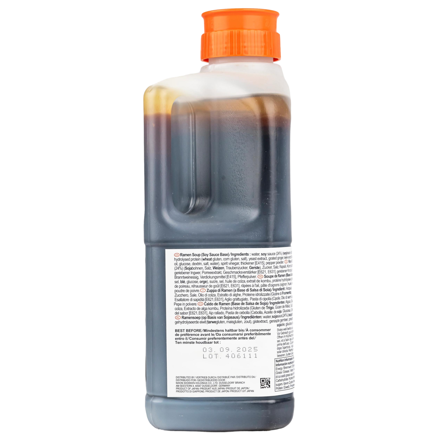 NIPPON SHOKKEN - Ramen Soup (Soy Sauce Base) 2 kg (1680 ml)