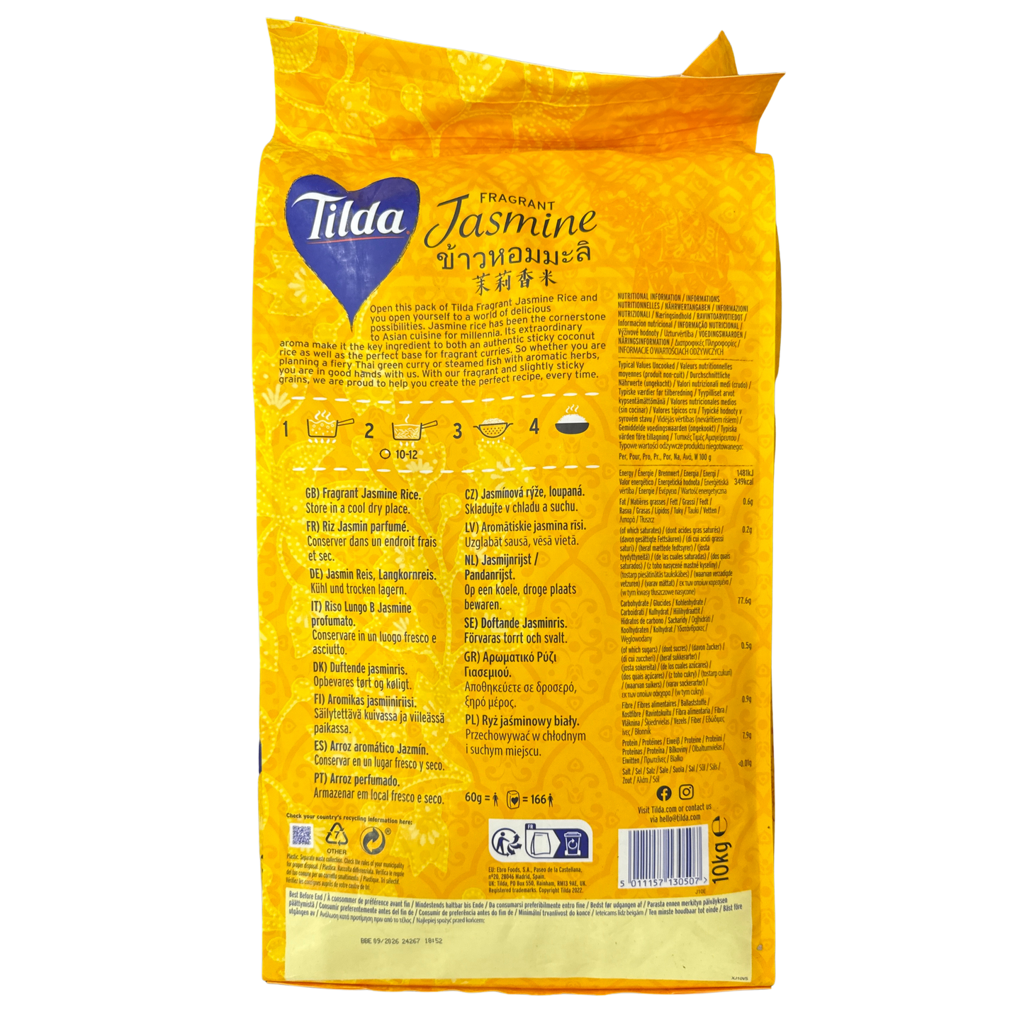 Tilda - Duftender Jasmin Reis 10 kg