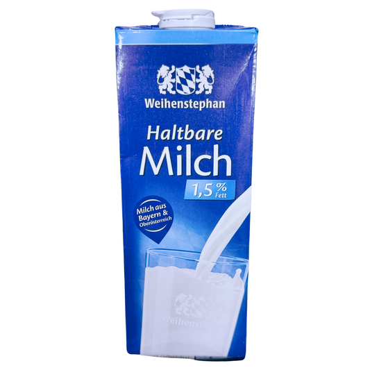 Weihenstephan - H-Milch 1,5 % - 1 L