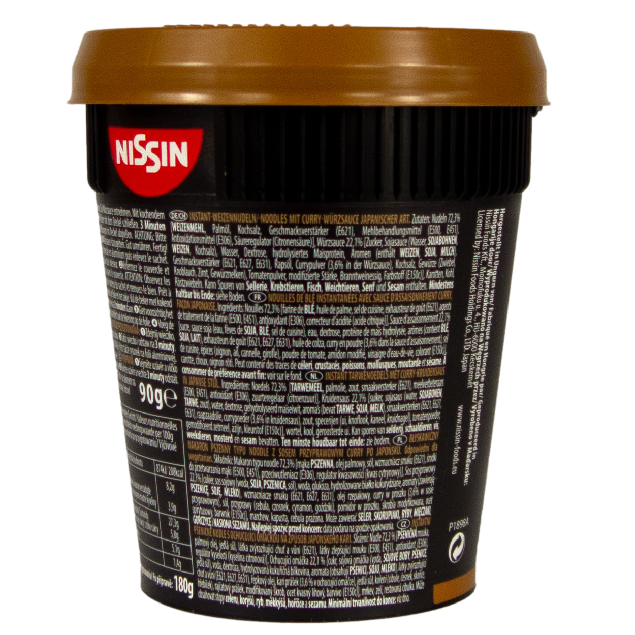 Nissin - Cup Noodles Soba Japanese Curry in Wok Style 90 g