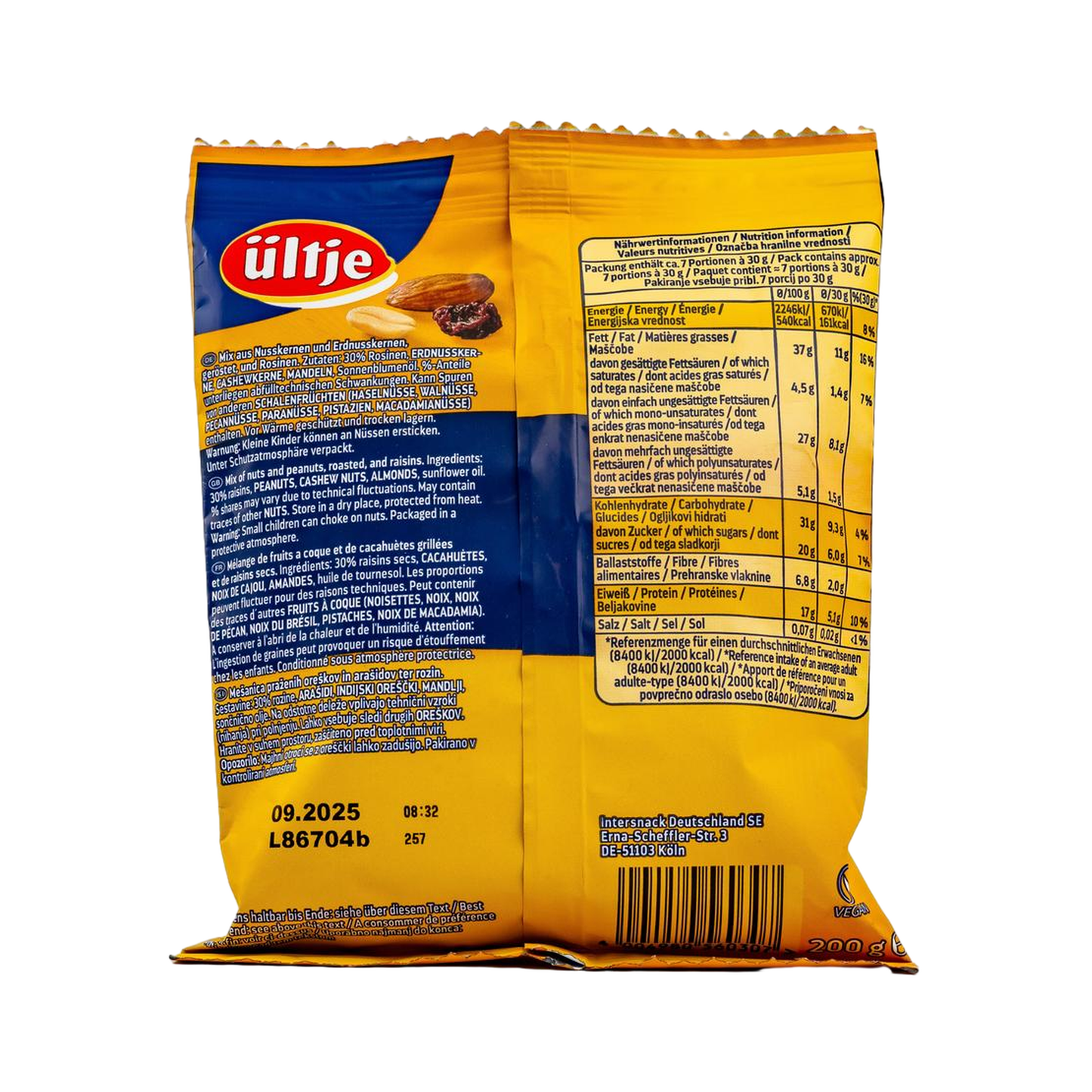 ültje Nuss-Frucht-Mischung – idealer Snack für bewusste Ernährung