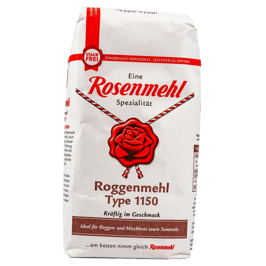 Rosenmehl Roggenmehl 1 kg – Für Brot mit kräftigem Geschmack und saftiger Krume