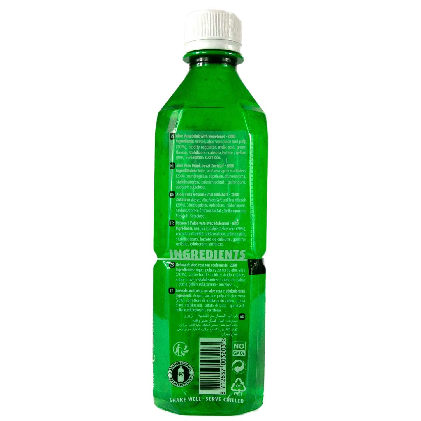 Tropical - Aloe Vera Zero Getränk mit Fruchtfleisch 500 ml