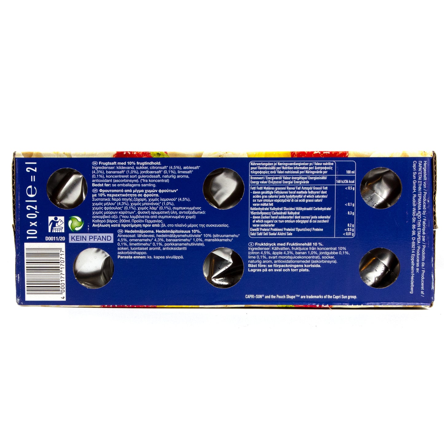 Capri-Sun - Caprisonne Elfentrank Fairy Drink (10 x 0,2 Liter)
