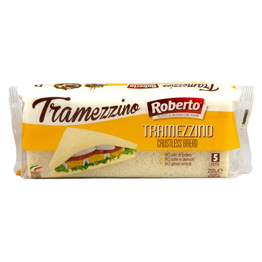 Original italienisches Tramezzino Tramezzini Weißbrot - Weissbrot Tramezzone Tramezzinibrot (Toast ohne Rand, Rinde
