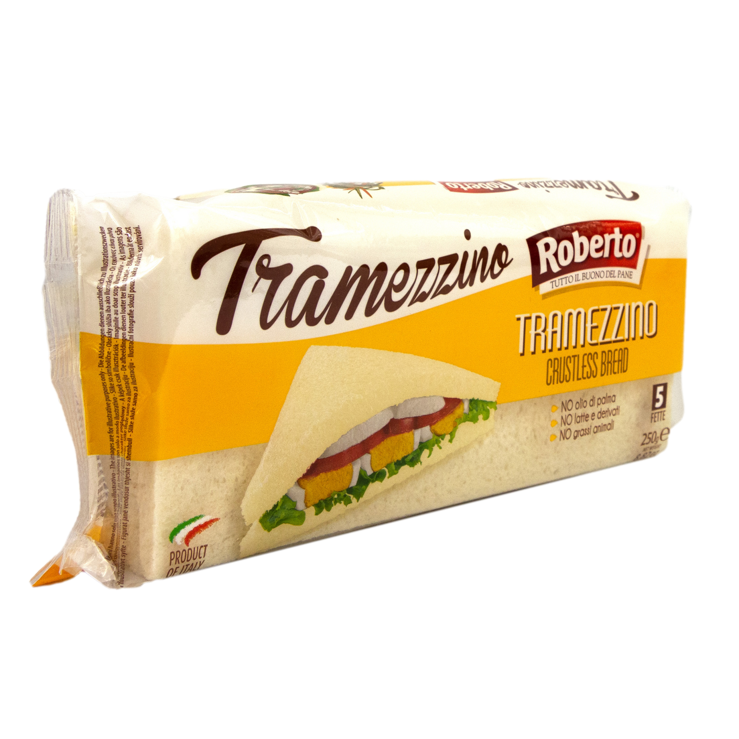 Roberto - Original italienisches Tramezzino Weißbrot mit Olivenöl á 250 g