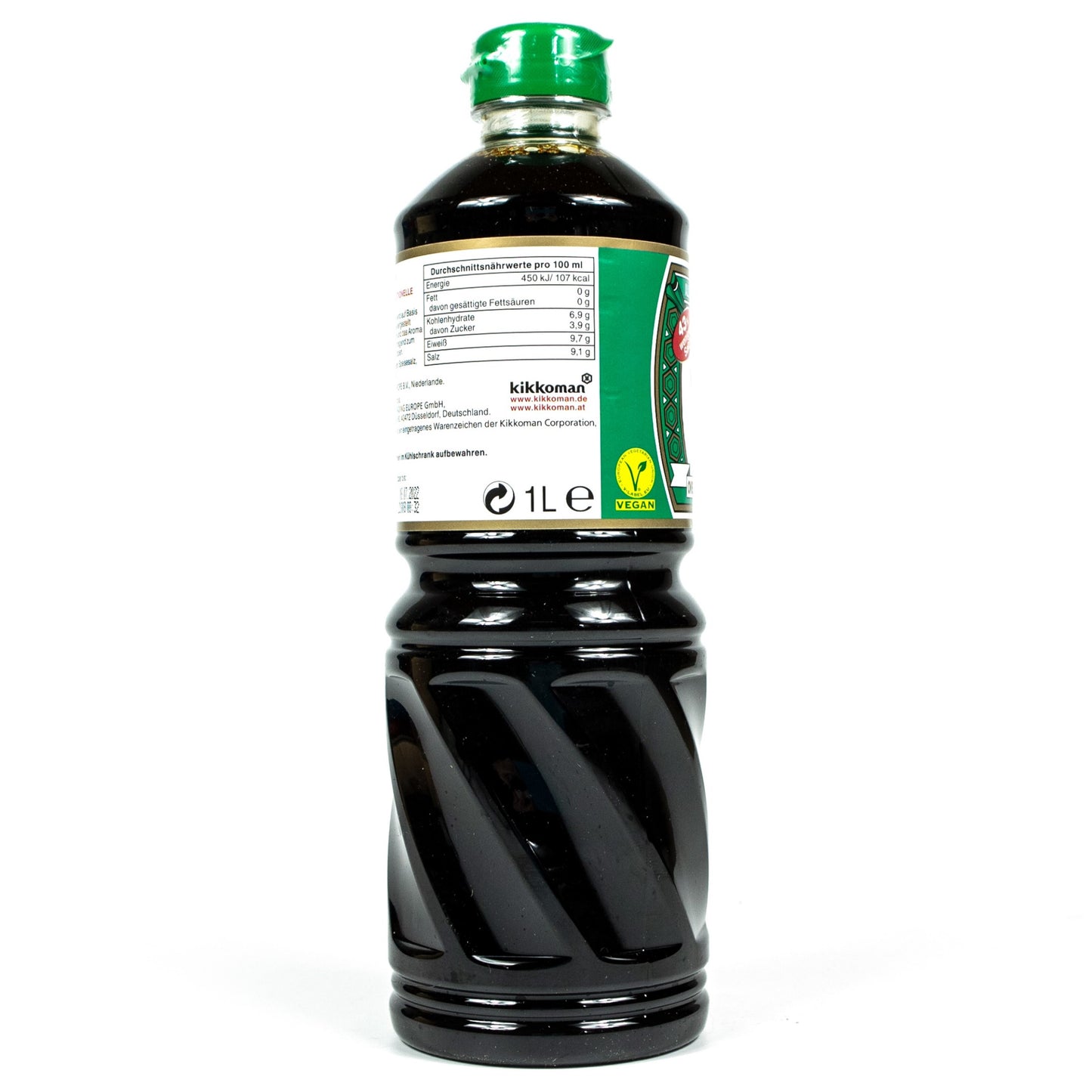 Kikkoman - Salzreduzierte Sojasauce natürlich gebraut (43% weniger Salz) 1 Liter
