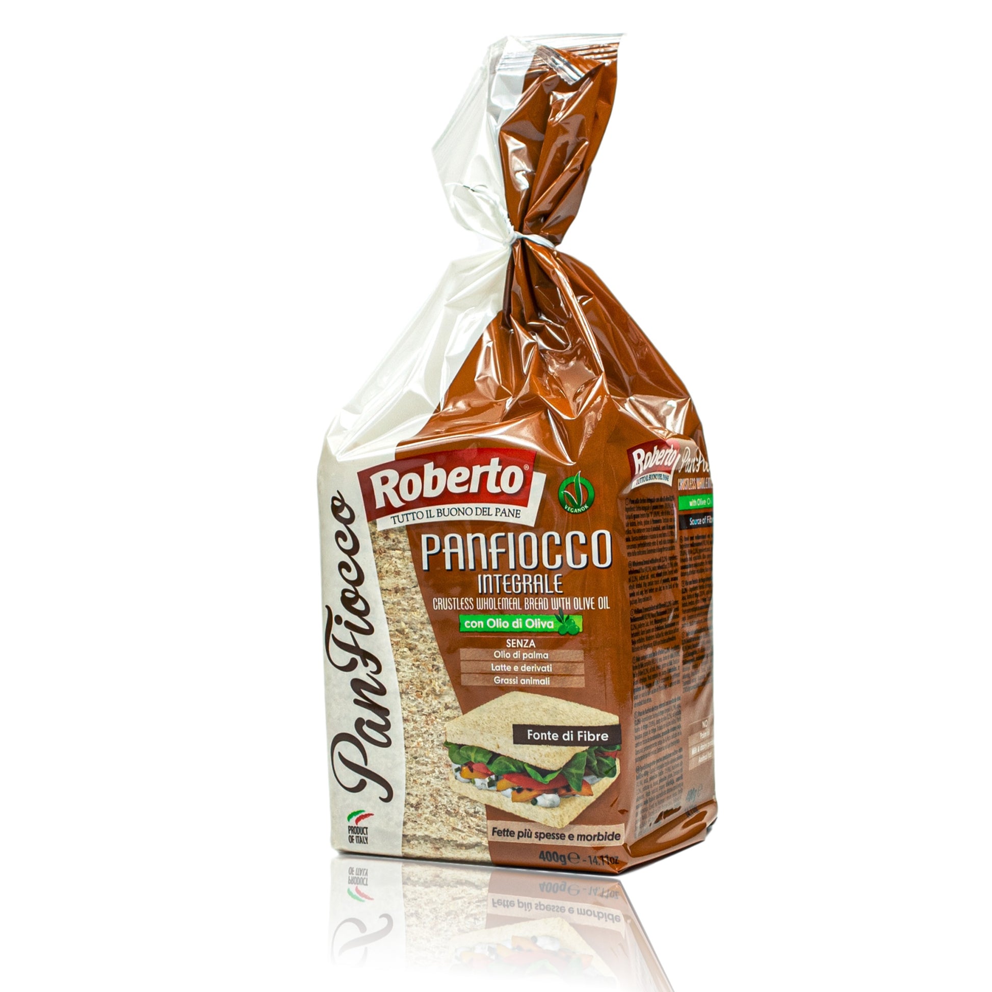 Roberto Integrale Toast ohne Rand Vollkorn Panfiocco