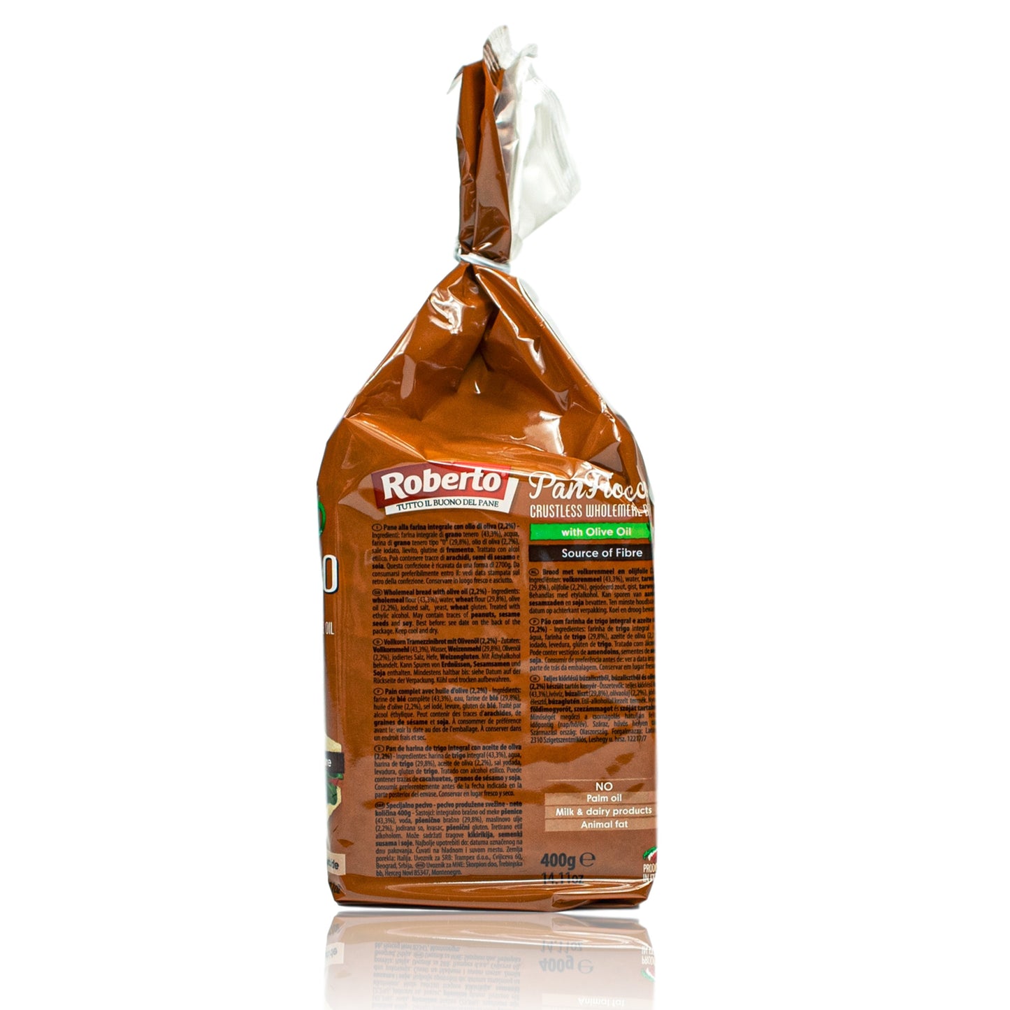 Roberto - Original italienisches Tramezzini Volkornbrot mit Olivenöl á 400 g