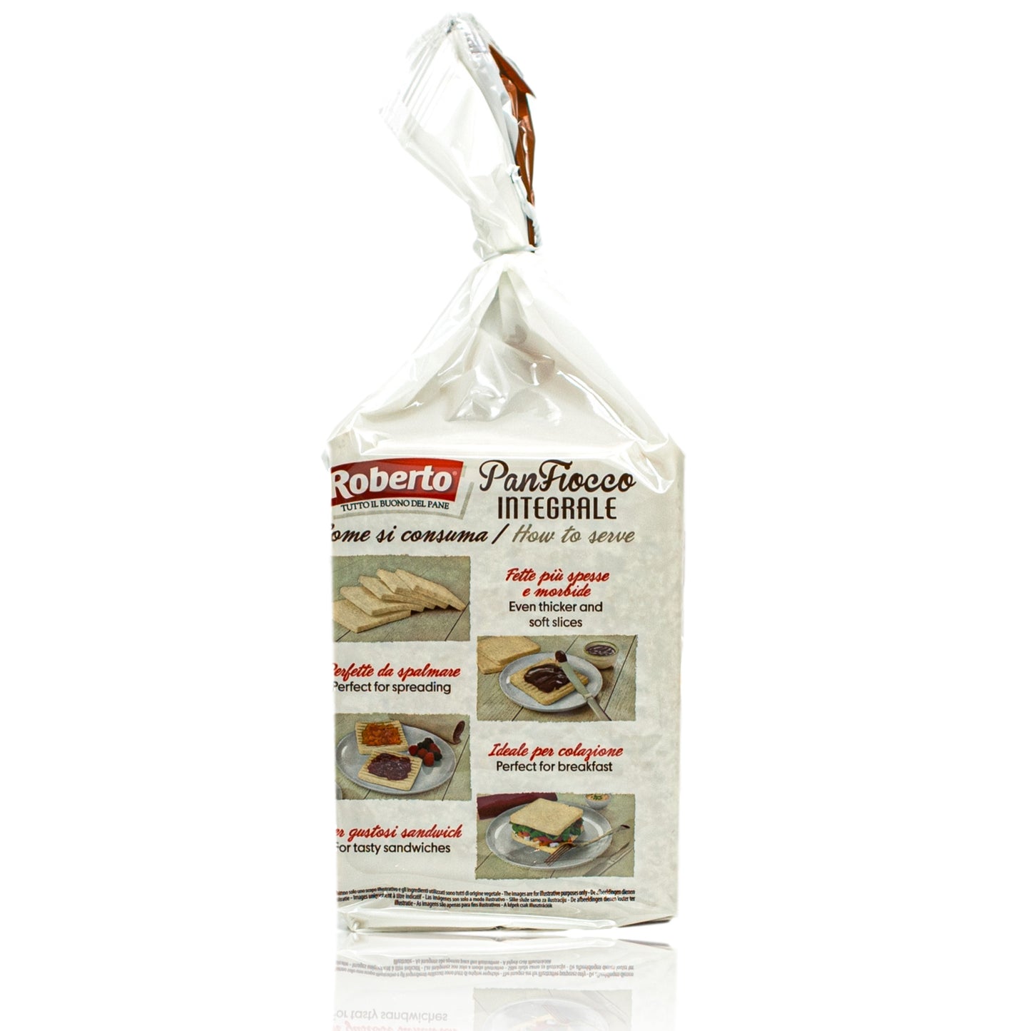 Roberto - Original italienisches Tramezzini Volkornbrot mit Olivenöl á 400 g