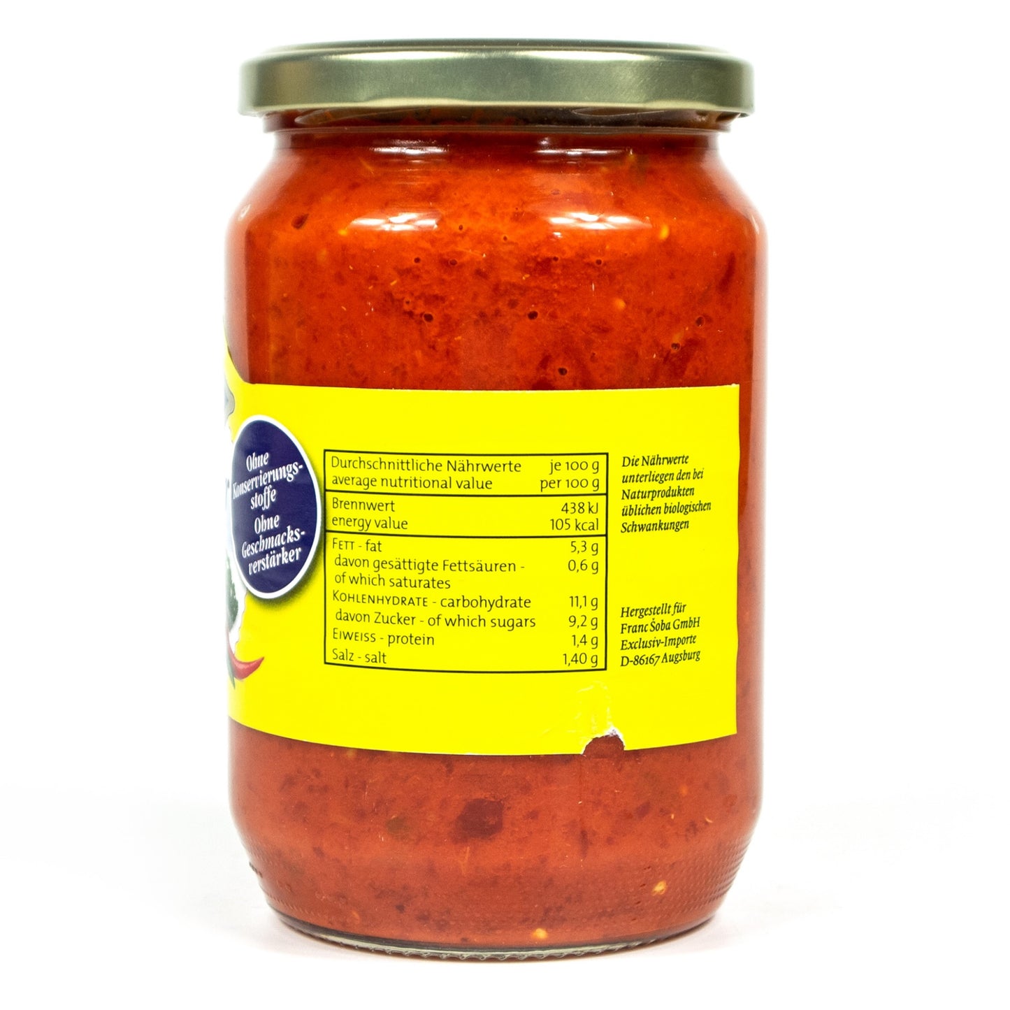 SOFKO - Original Ajvar Gemüsezubereitung aus Paparika und Aubergine á 680 g