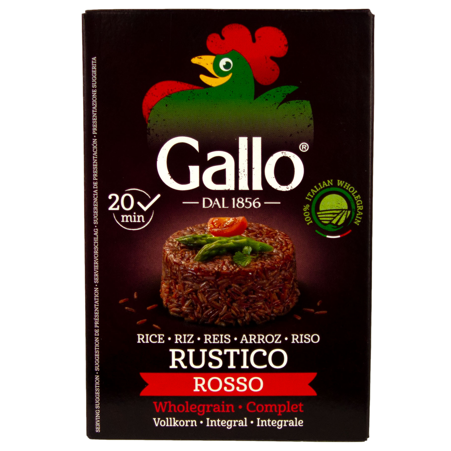 Gallo roter Reis Rice Red Rot Wholegrain Riz Riso