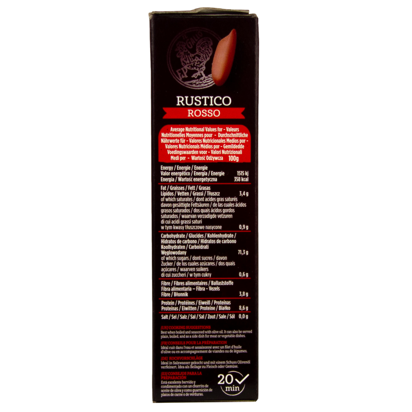 Gallo - Rustico Rosso Roter Langkornreis 500 g Packung