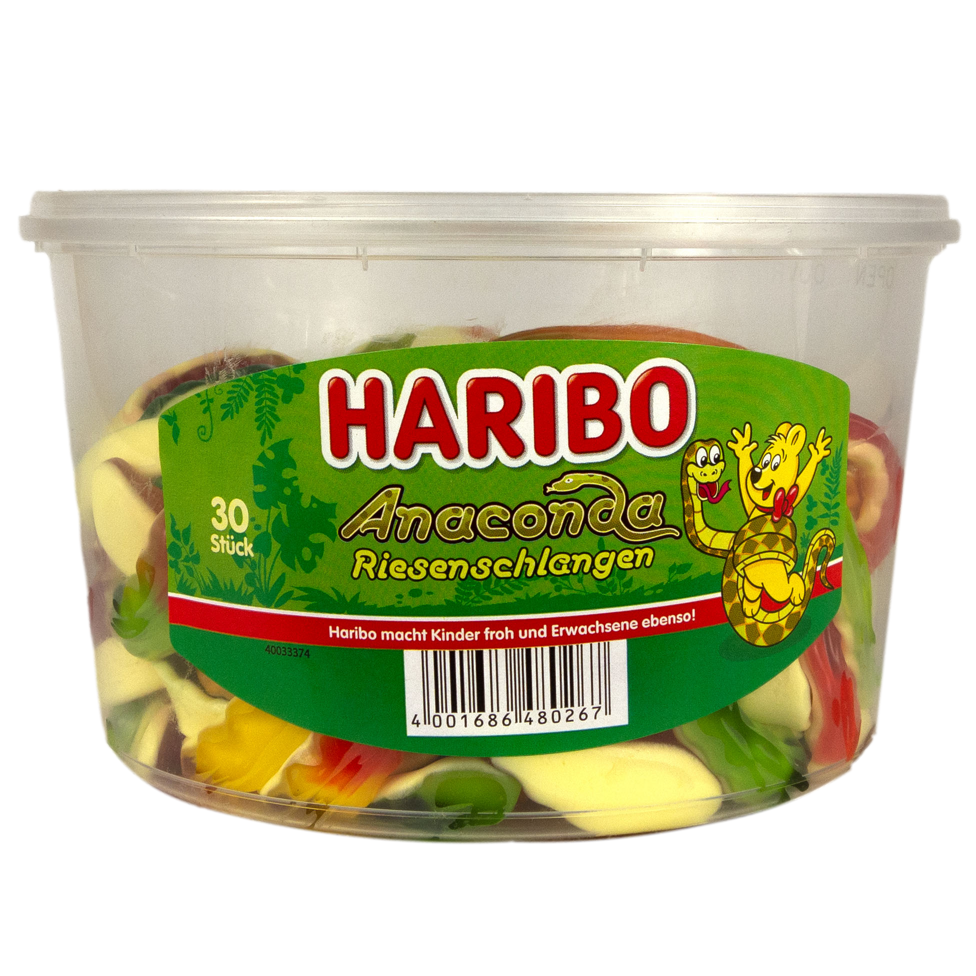 Haribo Anaconda Fruchtgummi Tiere Schlange Schlangen Großpackung