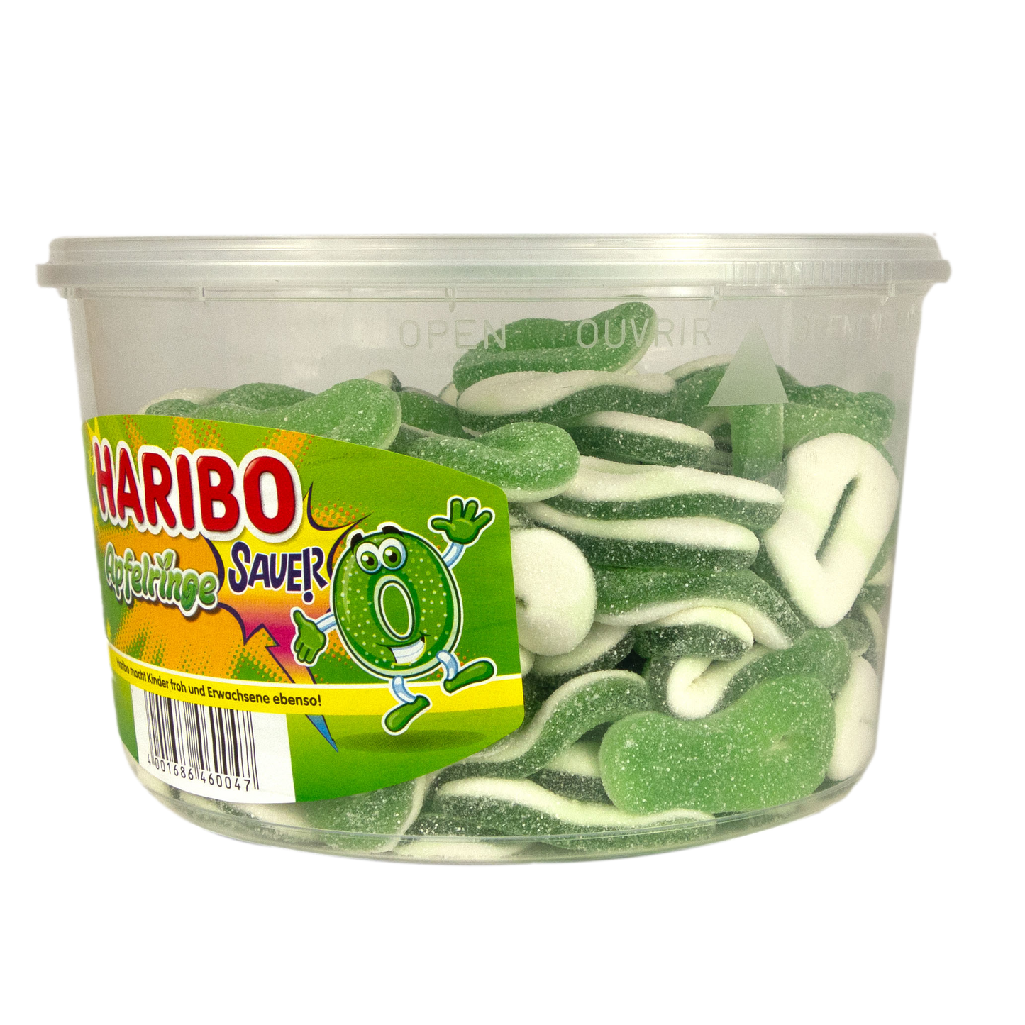 Haribo - Saure Apfelringe 150 Stück 1200 g