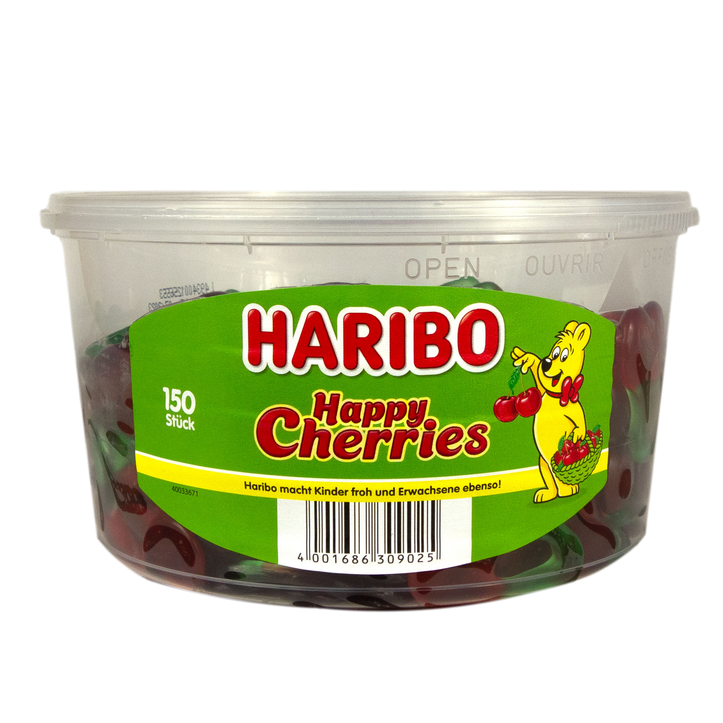 Haribo fruchtige Kirsch Kirsche Cherry Kirschgeschmack Frucht Fruchtgummi Großpackung