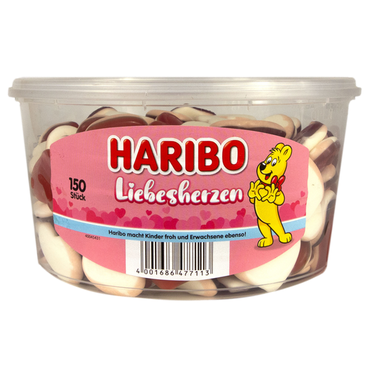 Haribo Liebesherzen Herzen Großpackung fruchtig Fruchtgummi Herz