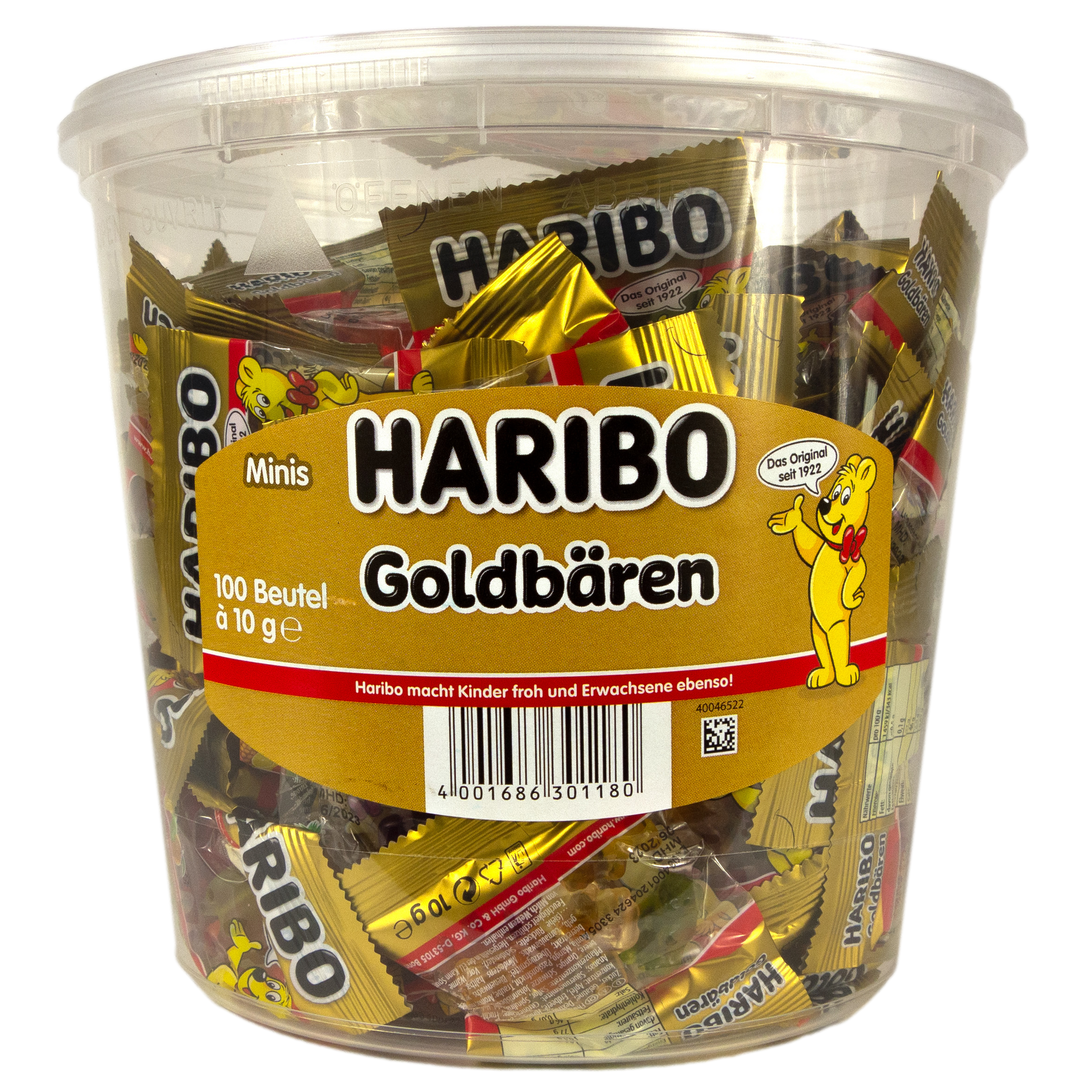 Haribo Goldbären Fruchtgummi Gummibärchen Minis Minibeutel