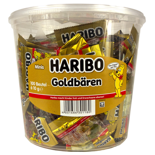 Haribo Goldbären Fruchtgummi Gummibärchen Minis Minibeutel