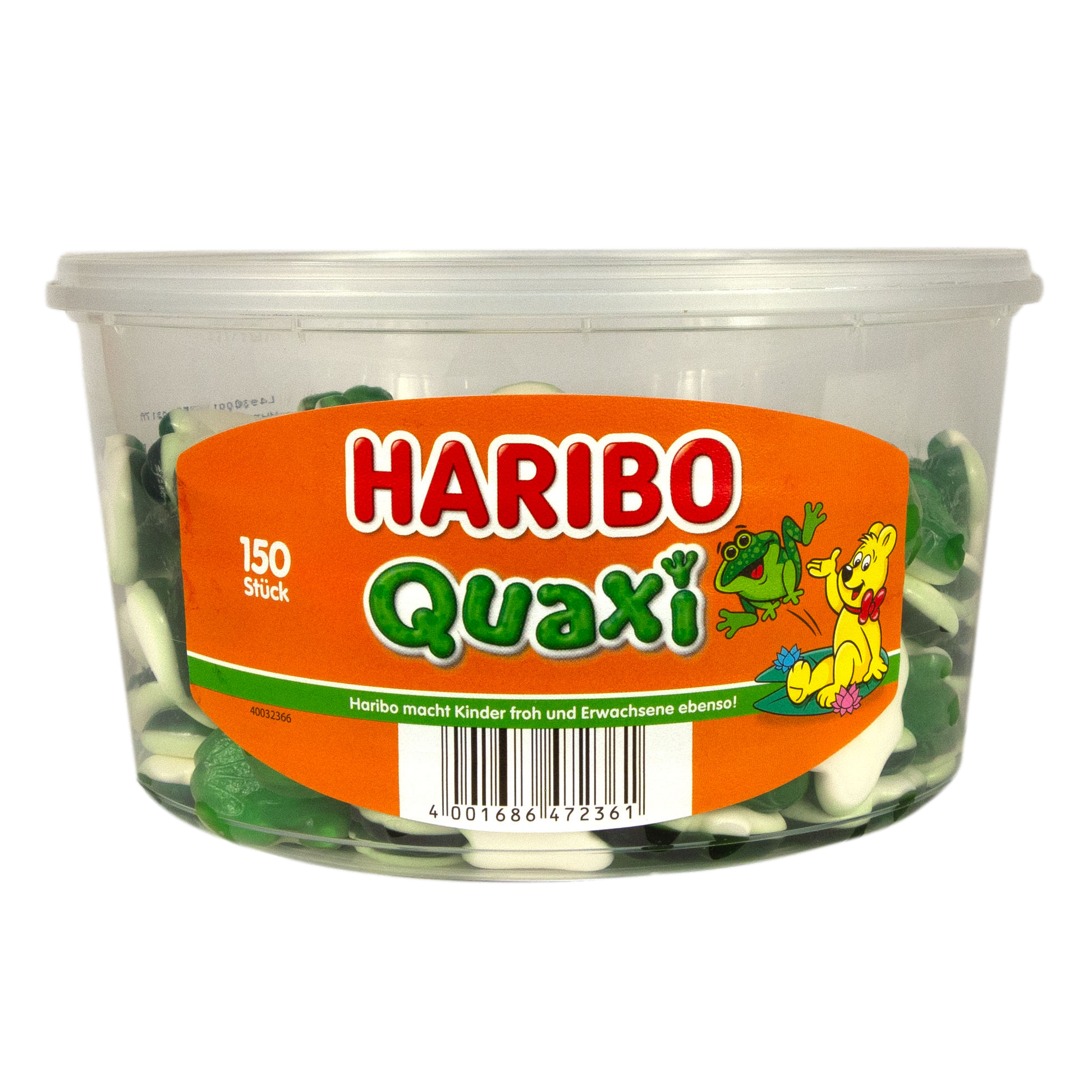 Haribo Quaxi Fruchtgummi mit Schaumzucker grün grüne fruchtig fruchtige