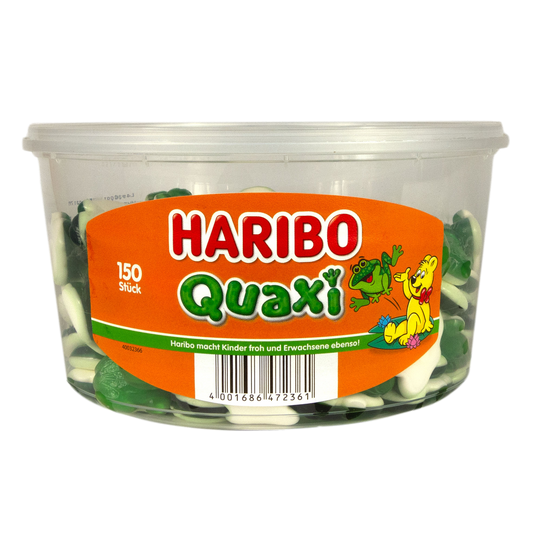 Haribo Quaxi Fruchtgummi mit Schaumzucker grün grüne fruchtig fruchtige