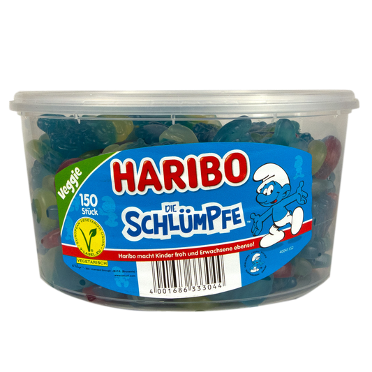 Haribo die Schlümpfe Veggie vegetarisch Schlumpf blau blaue Fruchtgummi