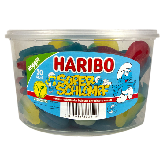 Haribo Super Schlumpf Schlümpfe Veggie Großpackung xxl xl Fruchtgummi