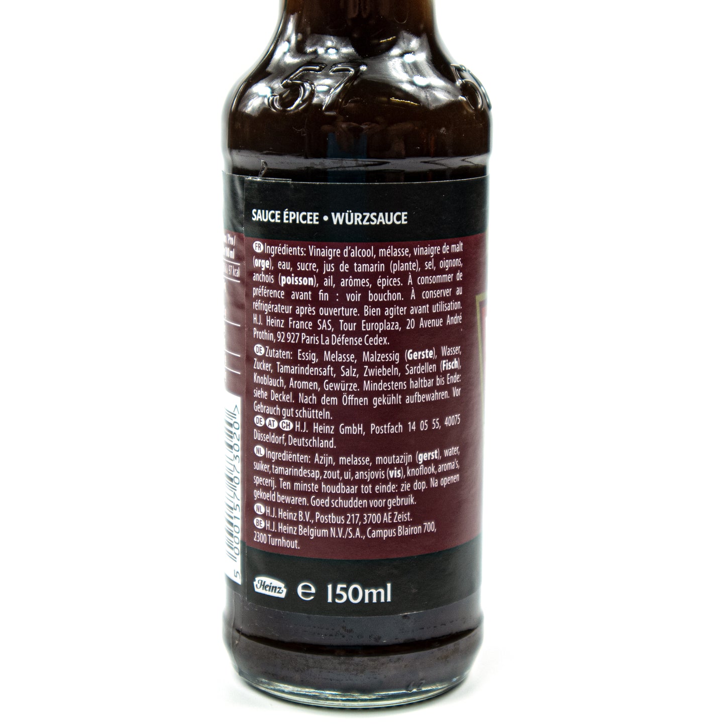 Heinz - Worcester Sauce á 150 ml Glasflasche