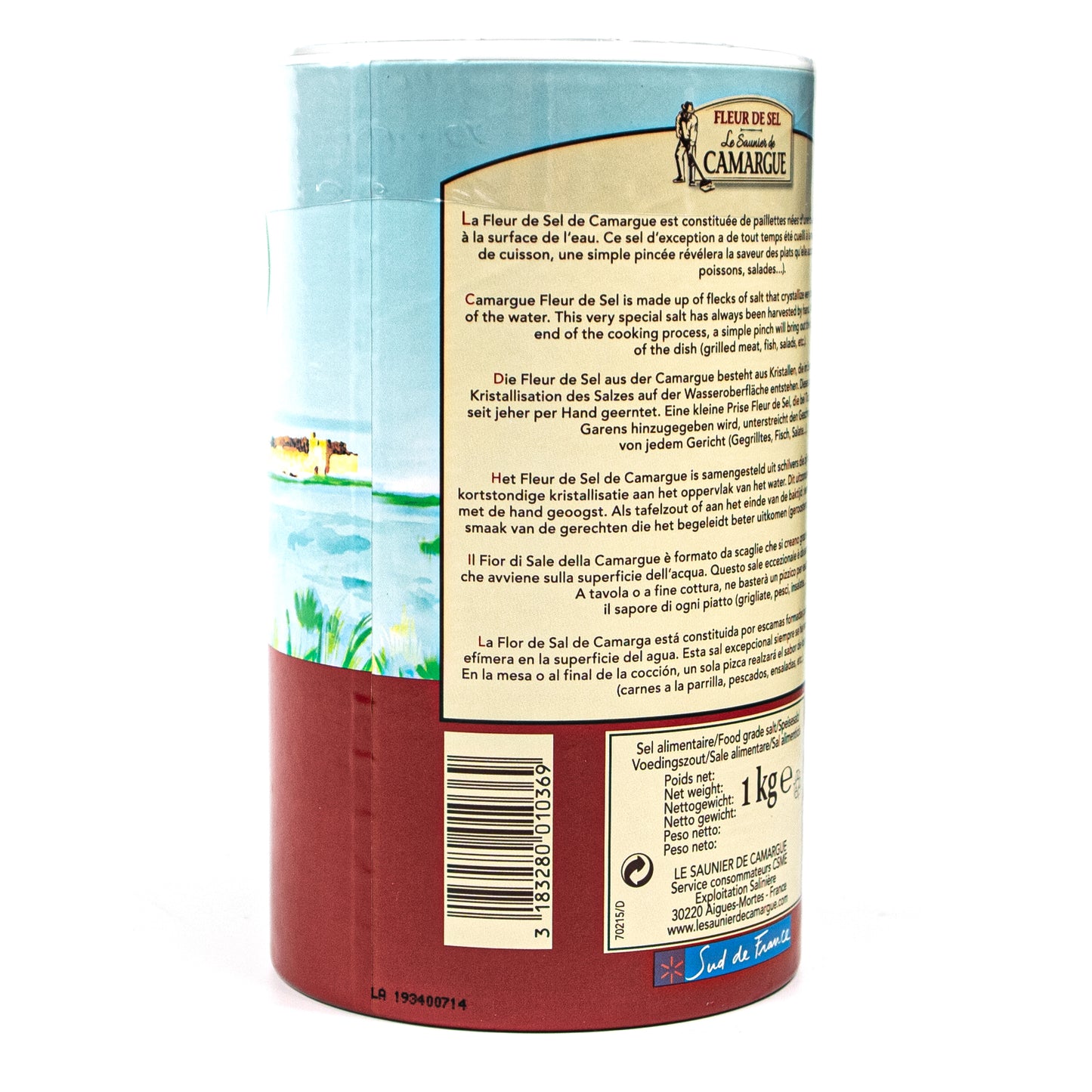 Le Saunier de Camargue - Fleur de Sel Salz Meersalz aus Frankreich á 1 kg Dose