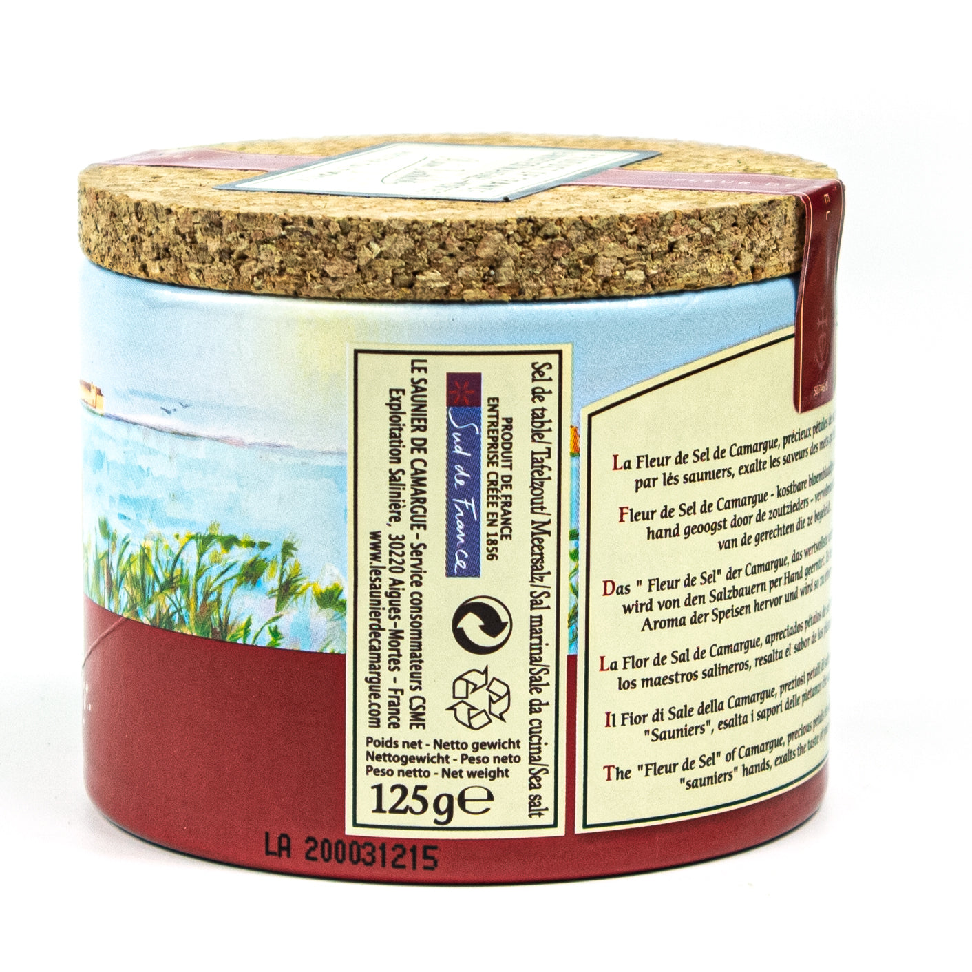 Le Saunier de Camargue - Fleur de Sel Salz Meersalz aus Frankreich á 125 g Dose
