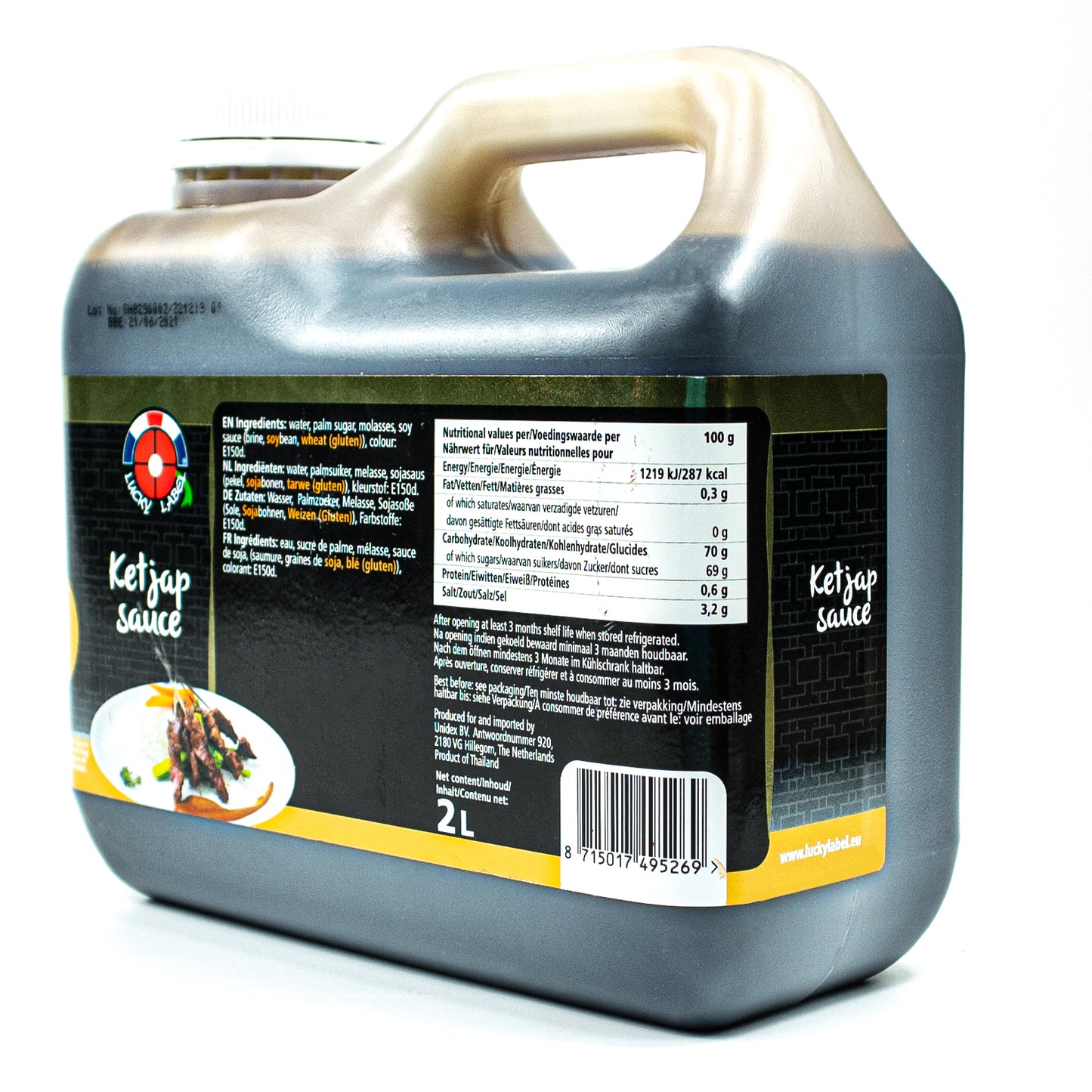 Lucky Label - Ketjap Manis Sauce 2 Liter aus Thailand