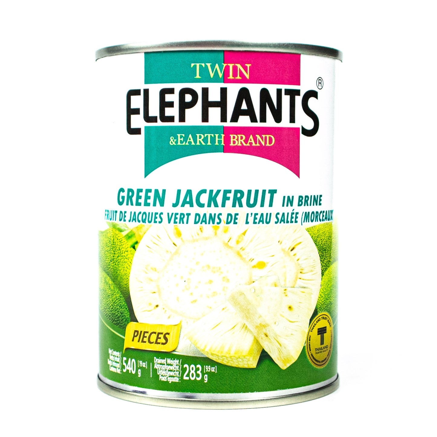 Twin Elephants Jackfruit Jack Fruit Green Grüne Original in Brine