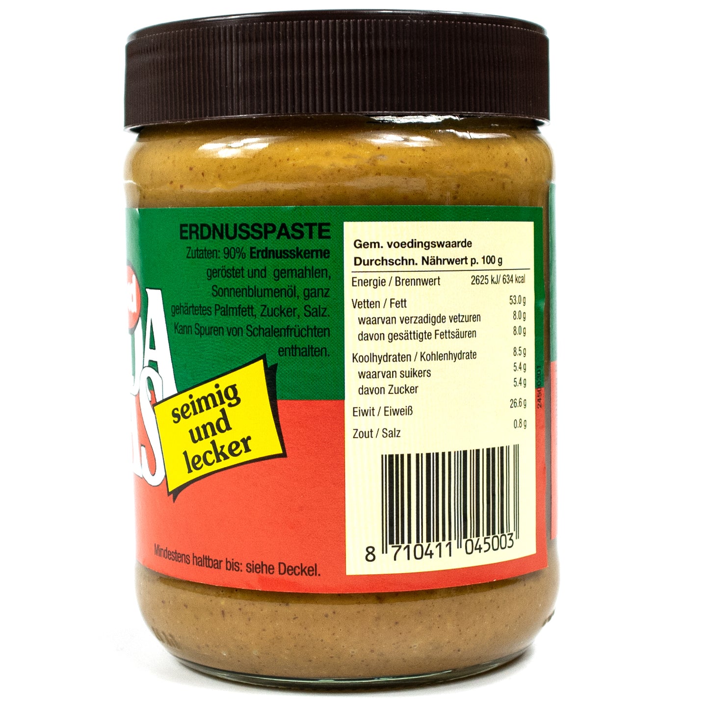 PCD Pindakaas - Erdnussbutter Peanut Butter 500 g
