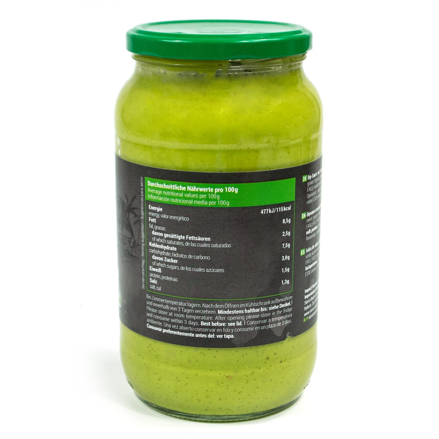 Palapa - Original Salsa Guacamole Dip im 1 kg Glas