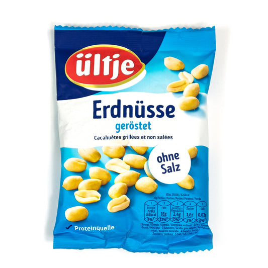 ültje Erdnüsse Peanut Peanuts geröstet ohne Salz